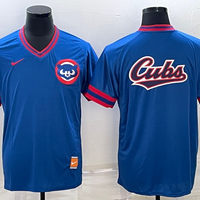 Men's Chicago Cubs1 Blue Alternate Replica Team Jersey