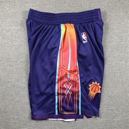 Men's Phoenix Suns Purple 2023/24 Swingman City Edition Shorts1