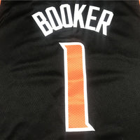 Men's Phoenix Suns Devin Booker #1 NBA Black Replica Jersey1 - City Edition