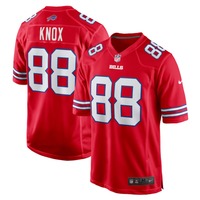 Men's Buffalo Bills Dawson Knox #88 Red Game Jersey
