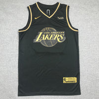 Men's Los Angeles Lakers LeBron James #23 NBA Black Swingman Player Jersey1