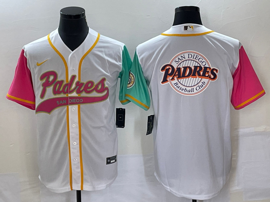 Men's San Diego Padres White City Connect Replica Player Jersey1 Joint Edition