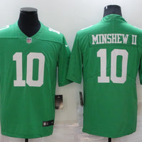 Men's Philadelphia Eagles Gardner Minshew II #10 Kelly Green Game Jersey1