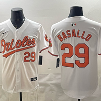 Men's Baltimore Orioles Samuel Basallo #29 White Home Limited Player Jersey