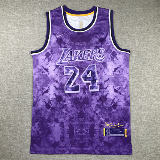Men's Los Angeles Lakers Kobe Bryant #24 Purple Select Series Swingman Jersey1