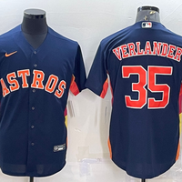 Men's Houston Astros Justin Verlander #35 Navy Alternate Replica Player Name Jersey1