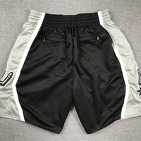 Men's San Antonio Spurs Black Pocket Shorts1