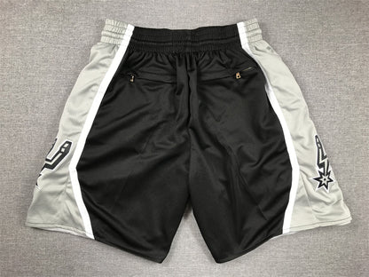 Men's San Antonio Spurs Black Pocket Shorts1