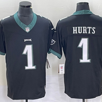 Jalen Hurts #1 Philadelphia Eagles Black Game Jersey - JerseysFreak