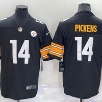 Men's Pittsburgh Steelers George Pickens #14 Black Game Jersey1