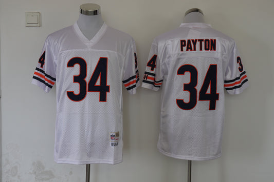 Men's Chicago Bears Walter Payton Mitchell & Ness White Legacy Replica Jersey1