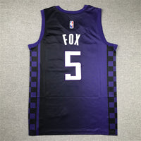 Men's Sacramento Kings De'Aaron Fox #5 Purple Swingman Jersey1 - Statement Edition
