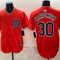 Men's Detroit Tigers Kerry Carpenter #30 Orange Player Jersey