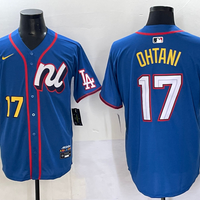 Men's National League Shohei Ohtani #17 Blue 2025 All-Star Edition Limited Player Jersey