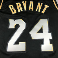 Men's Los Angeles Lakers Kobe Bryant #24 NBA Black Player Jersey1
