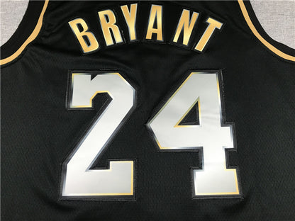 Men's Los Angeles Lakers Kobe Bryant #24 NBA Black Player Jersey1