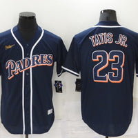 Men's San Diego Padres Fernando Tatis Jr. #23 Navy Stitched Jersey1