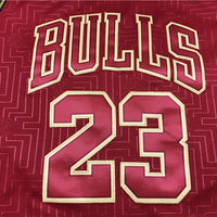 Men's Chicago Bulls Michael Jordan Red 1997-98 Hardwood Classics Swingman Jersey1