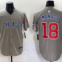 Men's Chicago Cubs Shota Imanaga #18 Gray Limited Player Jersey