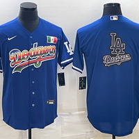 Men's Los Angeles Dodgers Blue Replica Player Name Jersey1