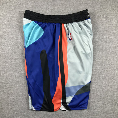 Men's Brooklyn Nets Black 2023/24 Swingman City Edition Shorts1