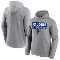 Men's St. Louis Blues Gain Ground Hoodie - Sports Grey