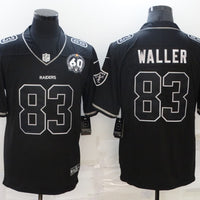 Men's Las Vegas Raiders Darren Waller #83 Black Authentic Game Jersey1