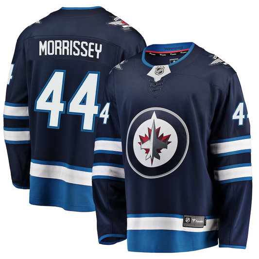 Men's Winnipeg Jets Josh Morrissey #44 Navy Home Breakaway Player Jersey1