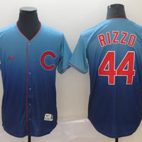 Men's Chicago Cubs Anthony Rizzo #44 Blue Game Jersey1