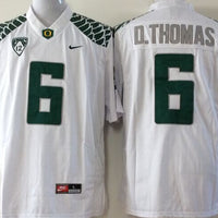 Men's Oregon Ducks De'Anthony Thomas #6 White Player Jersey