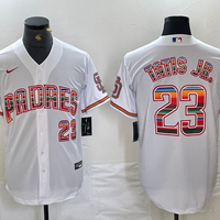 Men's San Diego Padres Fernando Tatis Jr. #23 White Limited Player Jersey1
