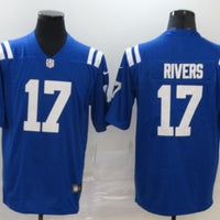 Men's Indianapolis Colts Philip Rivers #17 Blue Player Game Jersey1