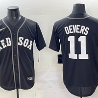 Men's Boston Red Sox Rafael Devers #11 Black Limited Player Jersey