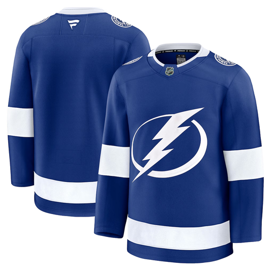 Men's Tampa Bay Lightning Fanatics Blue Home Premium Blank Jersey