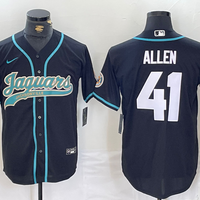 Men's Jacksonville Jaguars Josh Hines-Allen #41 Black Game Jersey1