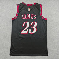 Men's Philadelphia 76ers LeBron James #23 Black Swingman Jersey - Classic Edition