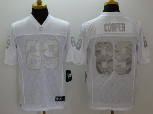Men's Las Vegas Raiders Amari Cooper #89 White Player Game Jersey1