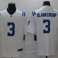 Men's Indianapolis Colts Rodrigo Blankenship #3 White Game Jersey1