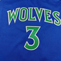 Men's Minnesota Timberwolves Jaden McDaniels #3 Blue Swingman Jersey - Icon Edition