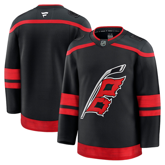 Men's Carolina Hurricanes Fanatics Black Home Premium Blank Jersey