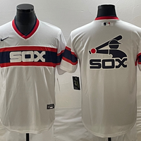 Men's Chicago White Sox White Home Cooperstown Collection Player Jersey1