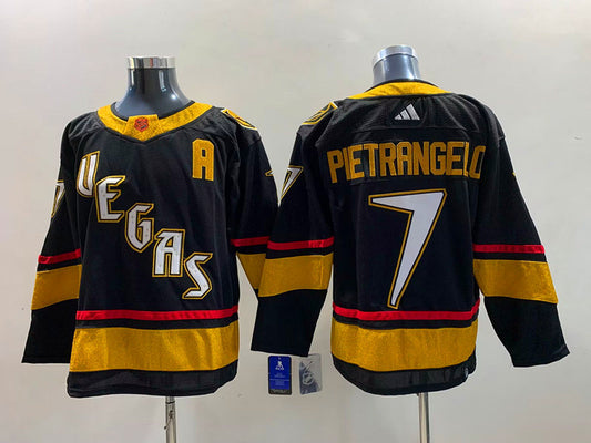 Men's Vegas Golden Knights Alex Pietrangelo #7 Black Breakaway Player Jersey1