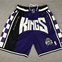 Men's Sacramento Kings Purple Basketball Shorts1