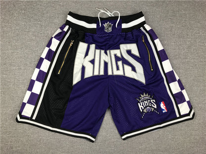 Men's Sacramento Kings Purple Basketball Shorts1