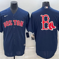 Men's Boston Red Sox Navy Alternate Replica Player Jersey1