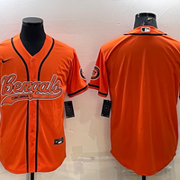 Men's Cincinnati Bengals Orange Blank Jersey2