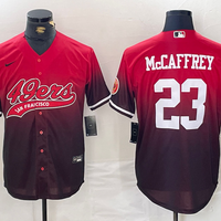 Men's San Francisco 49ers Christian McCaffrey #23 Scarlet Player Jersey1
