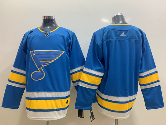 Men's St. Louis Blues Blue Alternate Authentic Blank Jersey1
