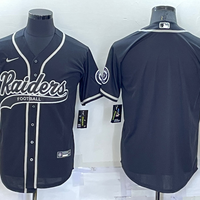 Men's Las Vegas Raiders Black Blank Jersey1