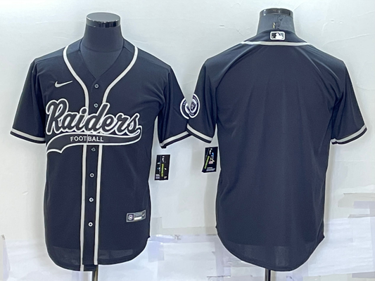 Men's Las Vegas Raiders Black Blank Jersey1